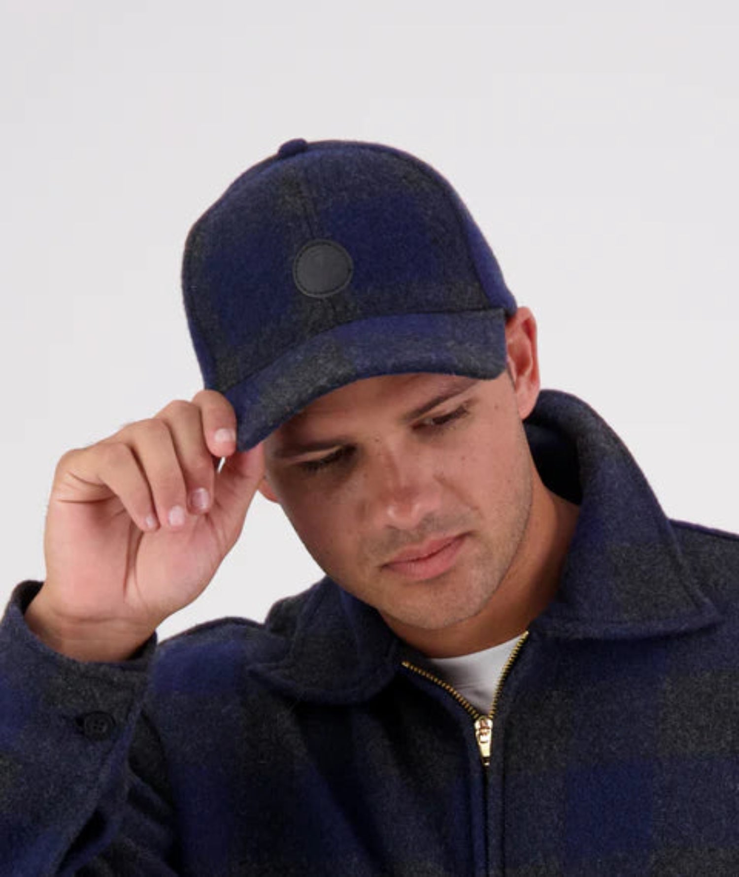 Swanndri Wool Check Baseball Cap