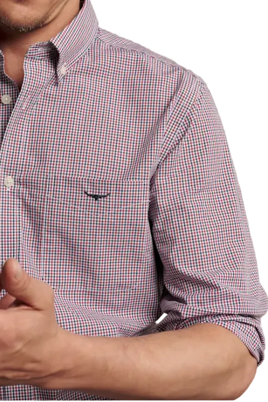 R.M.W Whyalla Poplin Check Shirt