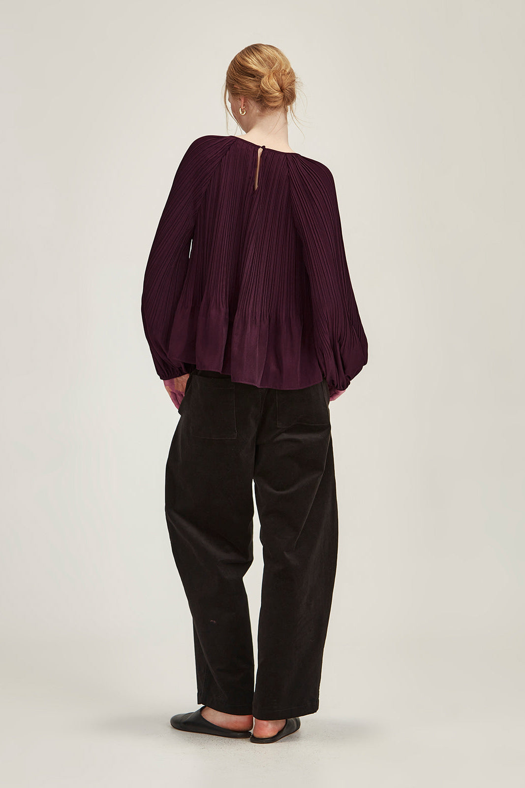 Sills Sumi Pleat Top