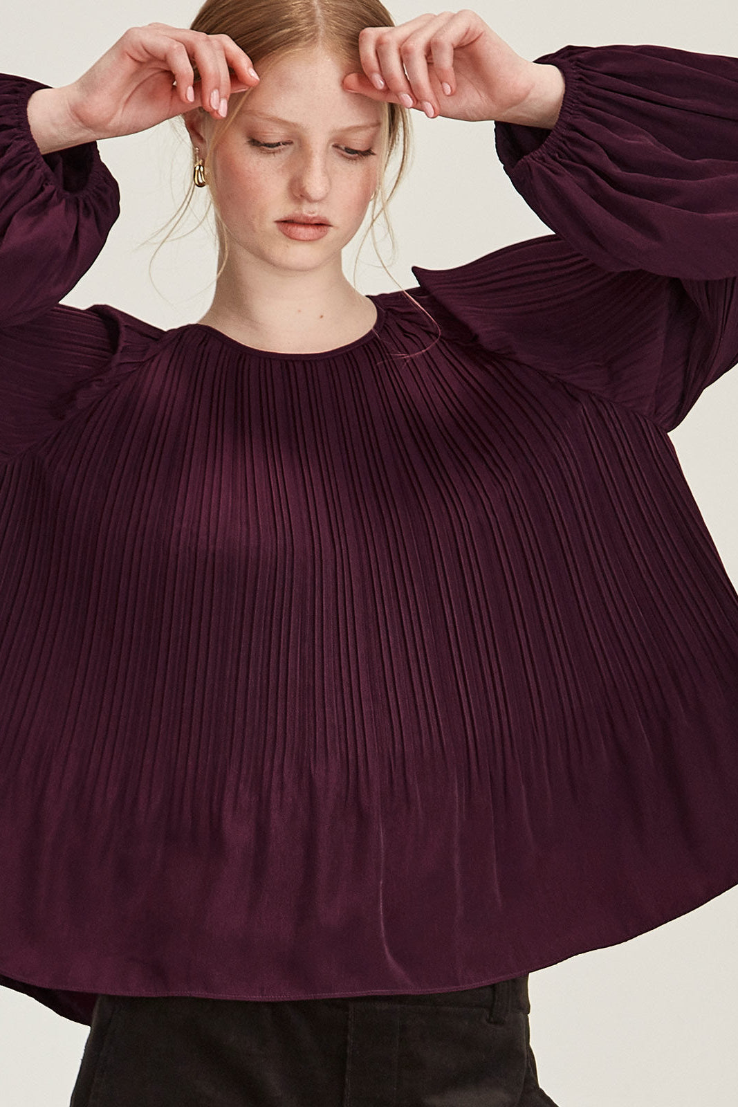Sills Sumi Pleat Top