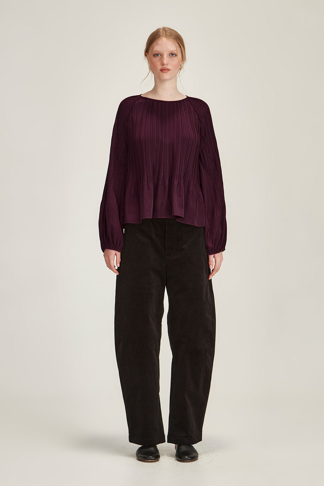 Sills Sumi Pleat Top