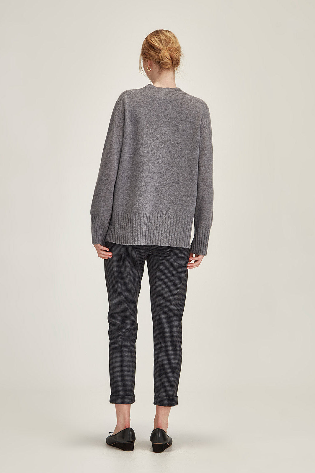 Sills Blue Check Hepburn Pant