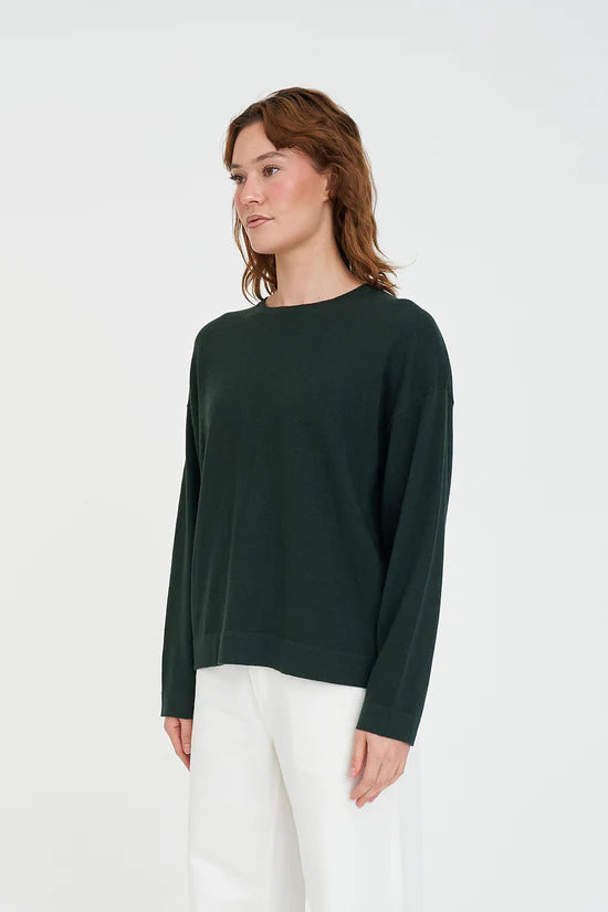 Huffer Merino Neve Crew