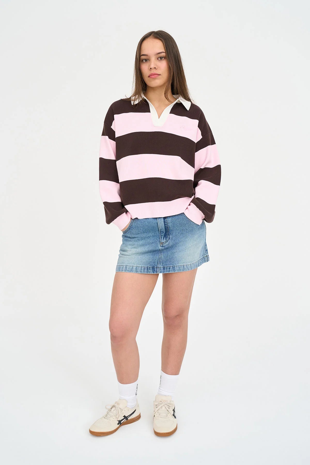 Huffer Slouchy Knit Polo