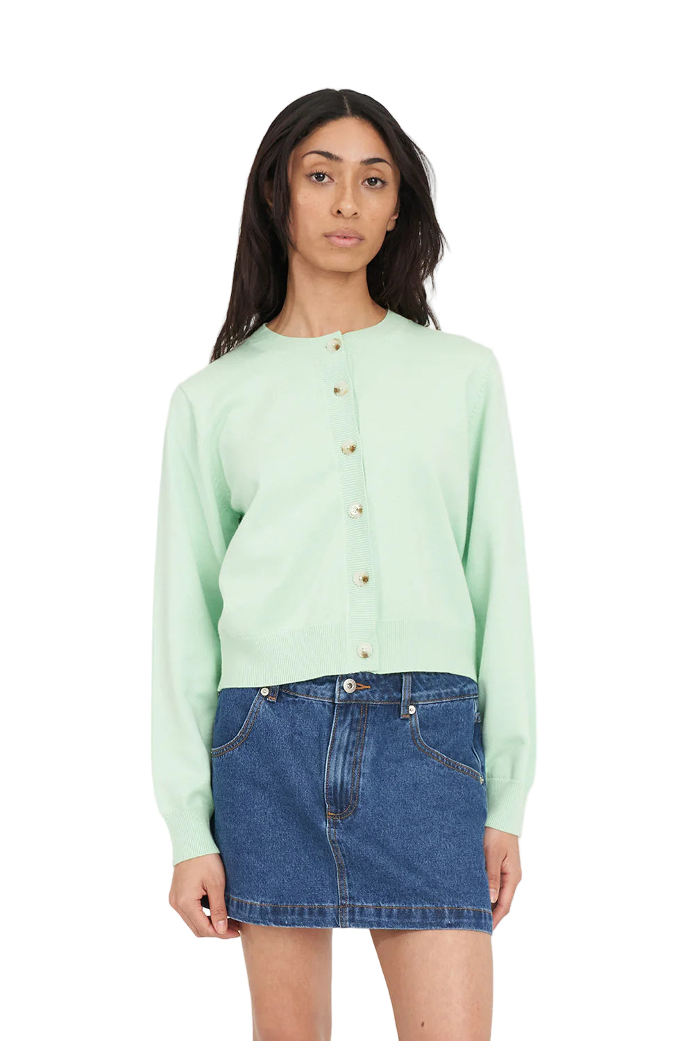 Huffer Kenzie Crop Knit Cardigan