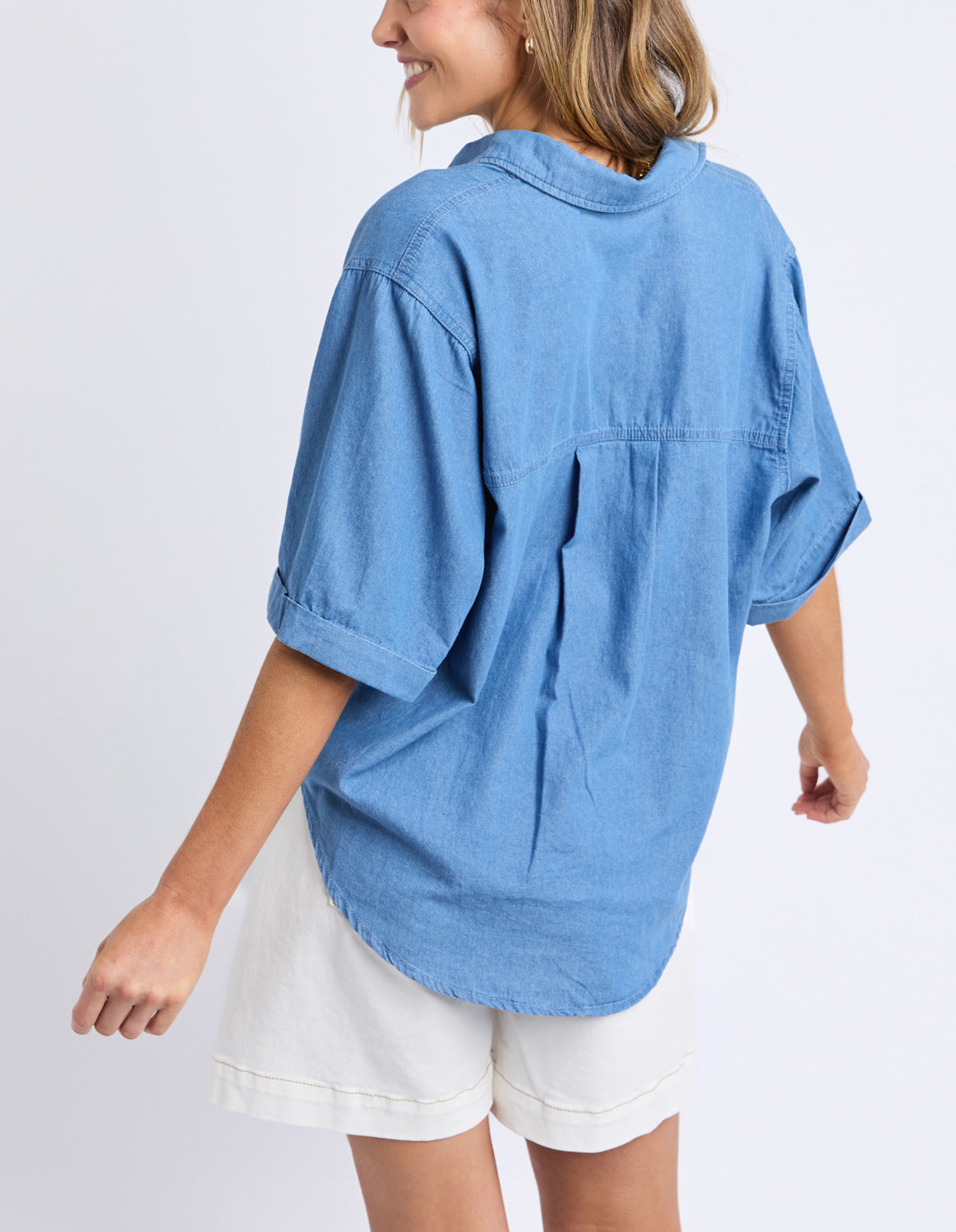 Elm Blissfull Chambray S/S Shirt