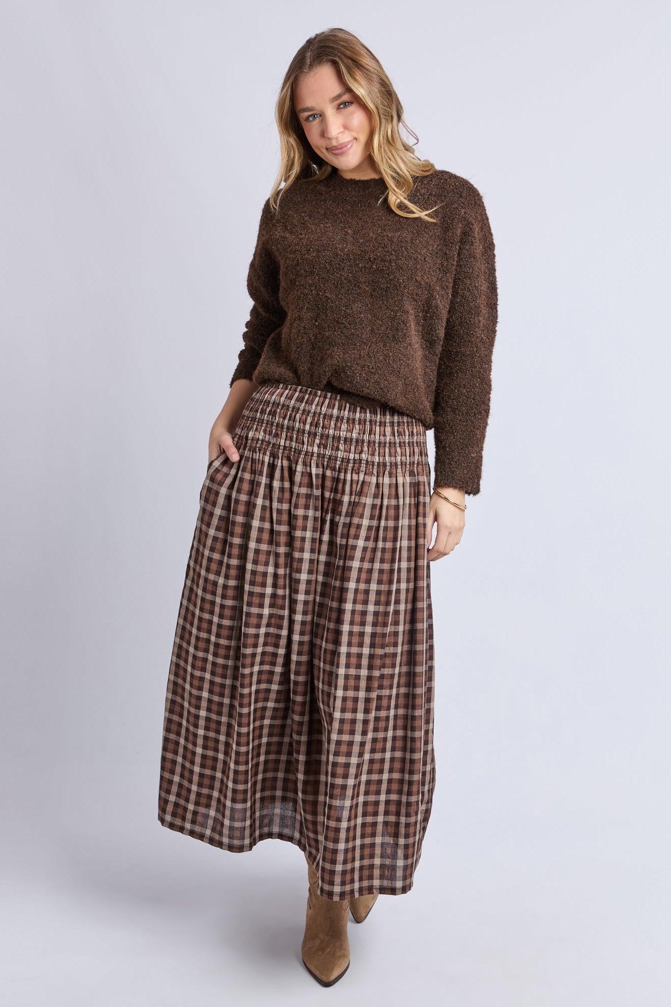 Foxwood Coco Check Skirt