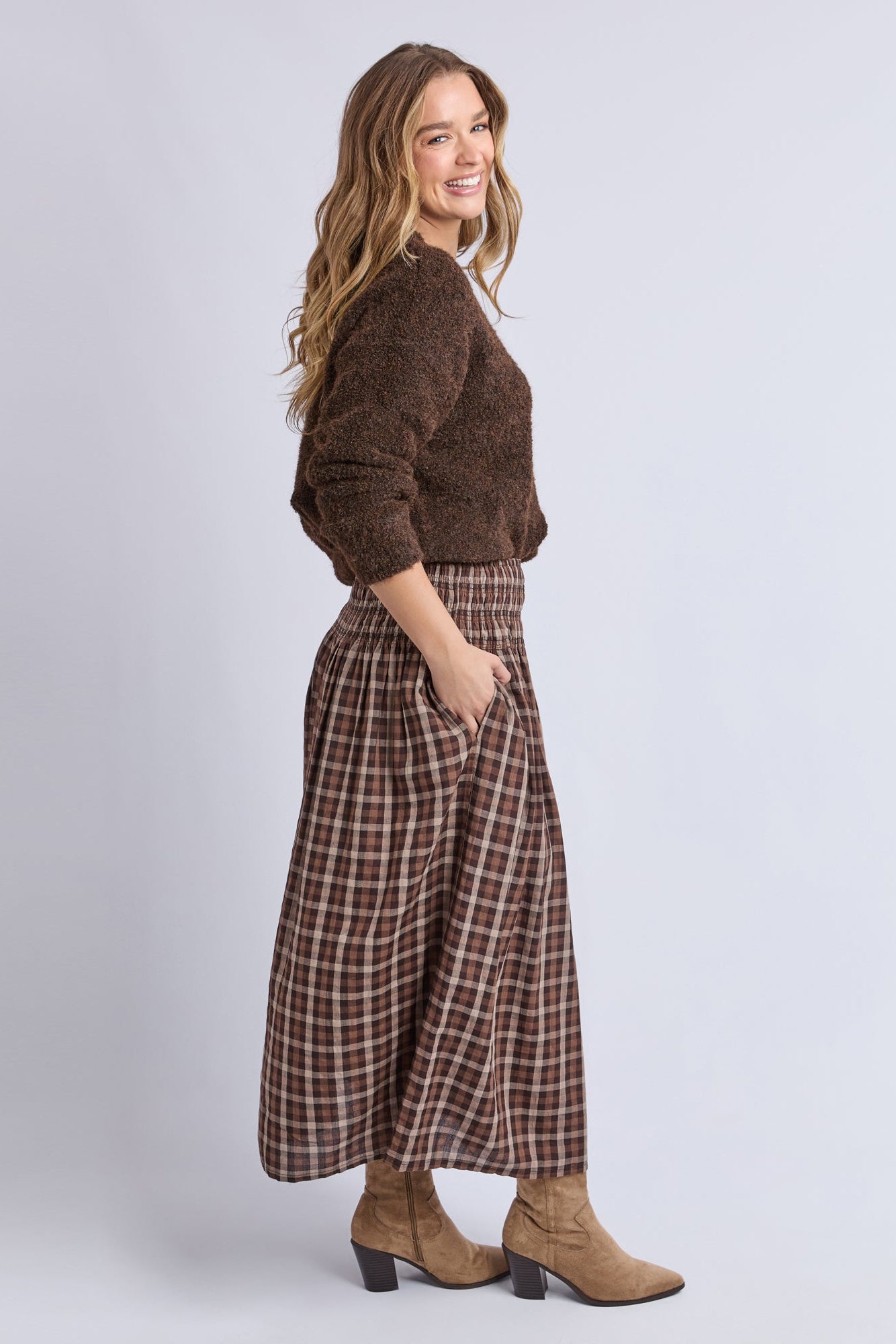 Foxwood Coco Check Skirt