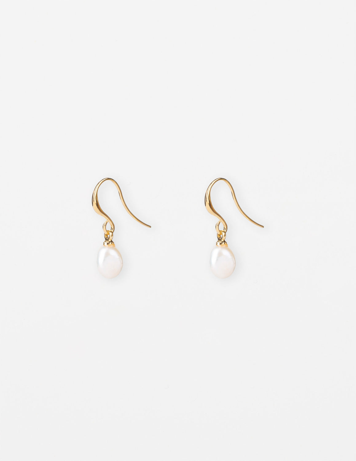 Stella + Gemma Earring Gold Mop Drop