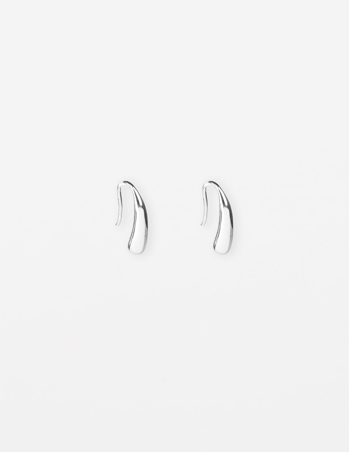 Stella + Gemma Earring Silver Horse Shoe Hoop
