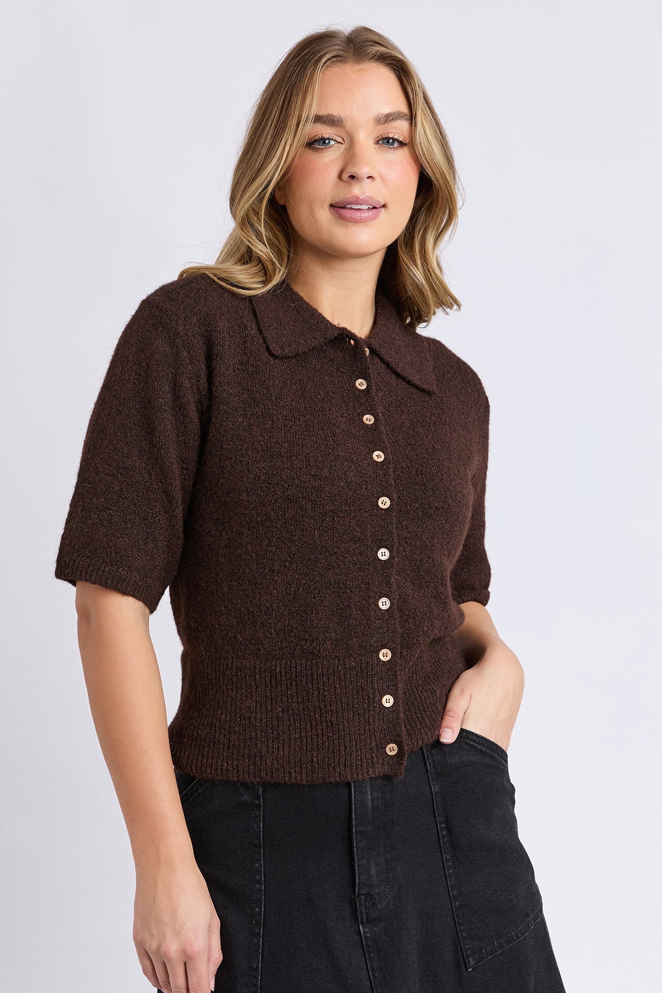 Foxwood Fernie Button Knit