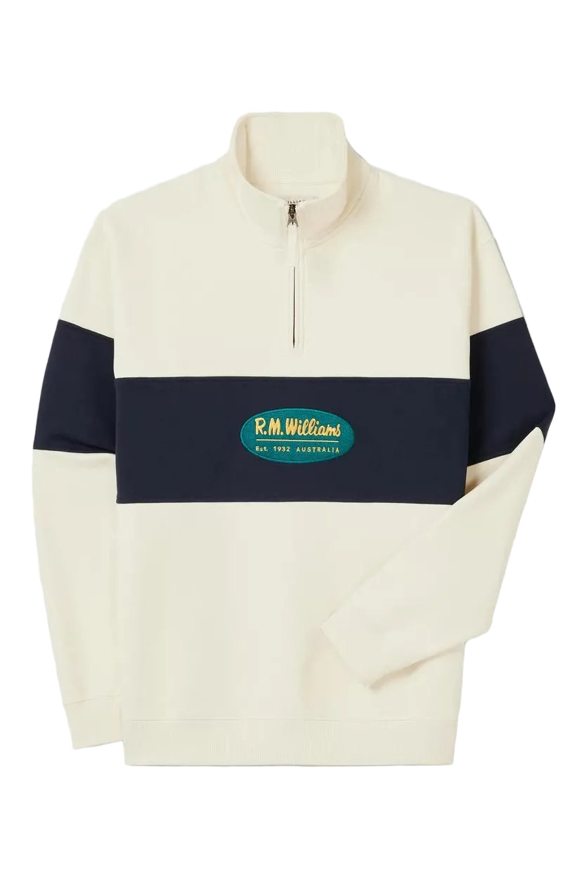 R.M.W 90s Logo 1/4 Zip Sweatshirt