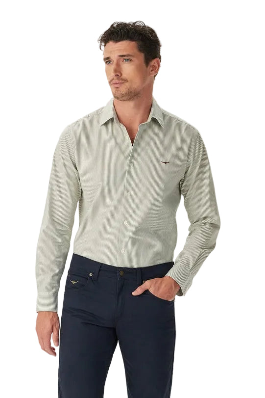 R.M.W Sommers Poplin Stripe Shirt