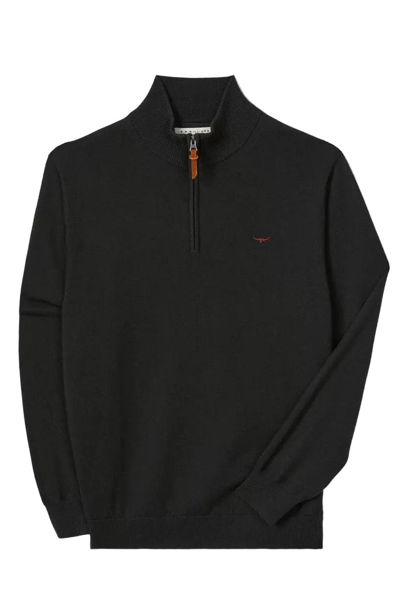 R.M.W Ernest Merino 1/4 Zip Knit