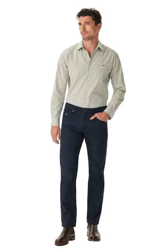 R.M.W Sommers Poplin Stripe Shirt