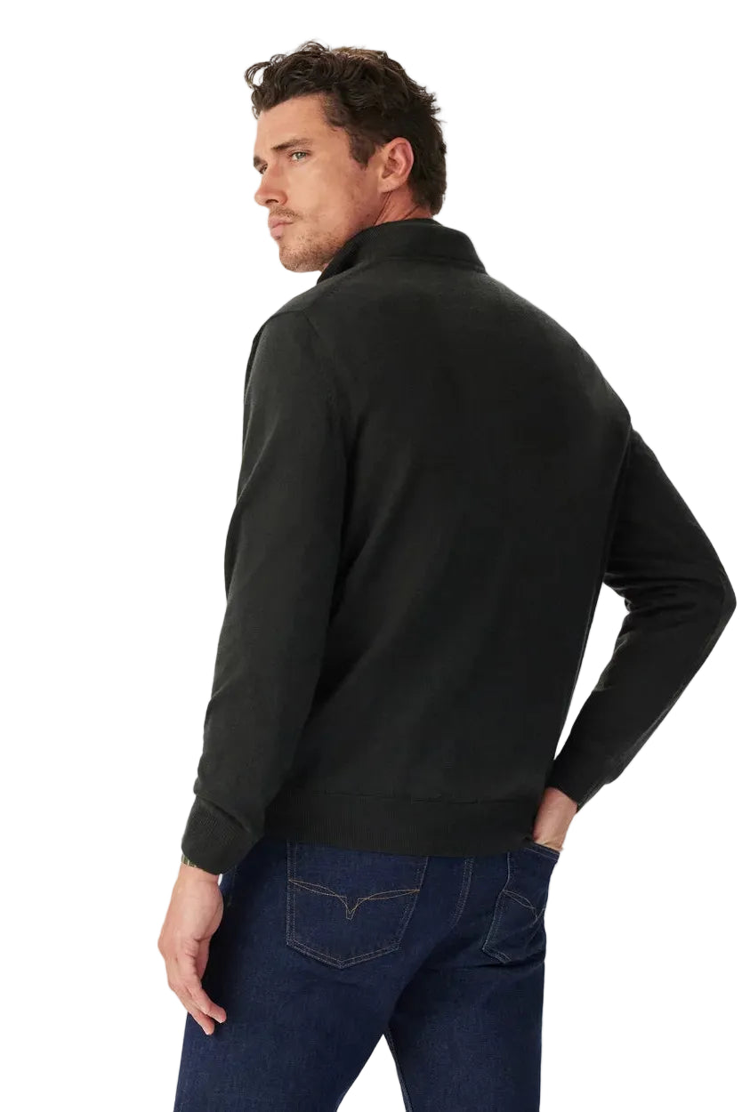 R.M.W Ernest Merino 1/4 Zip Knit