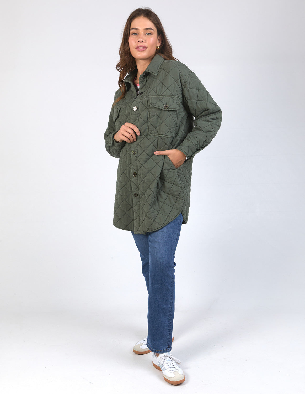 Elm Katie Quilted Shacket