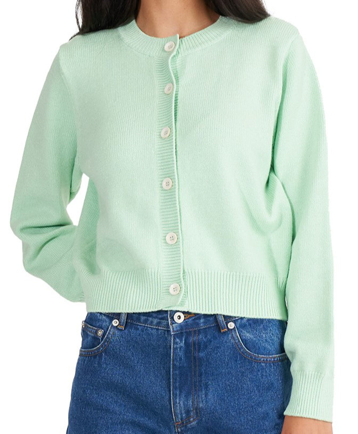 Huffer Kenzie Crop Knit Cardigan