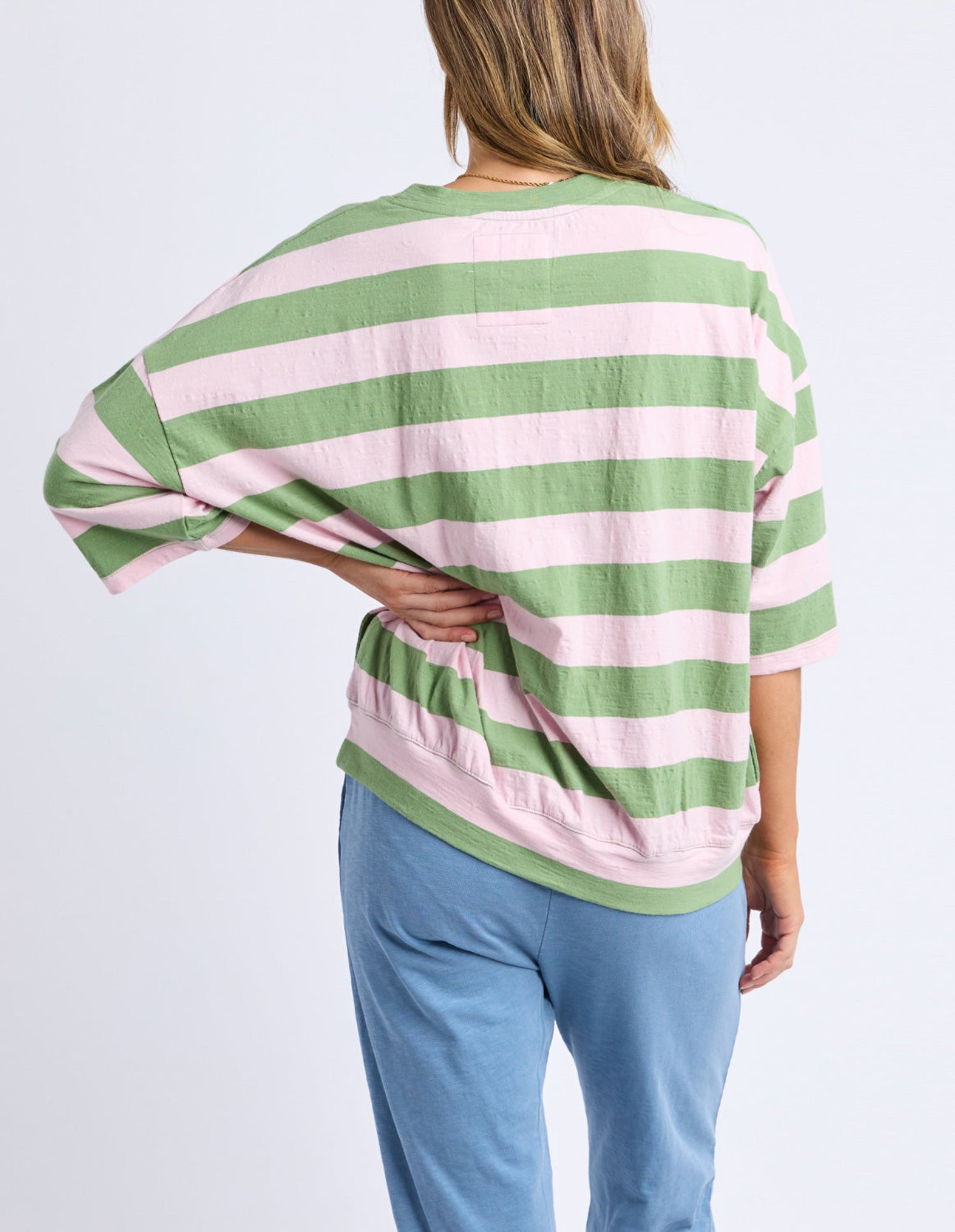 Elm Mazie Block Stripe Sweat