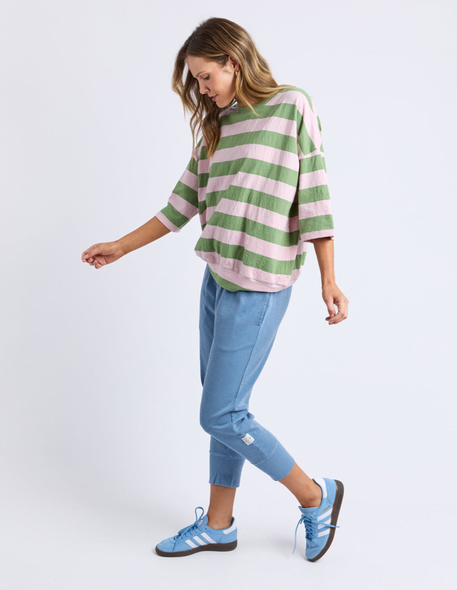 Elm Mazie Block Stripe Sweat