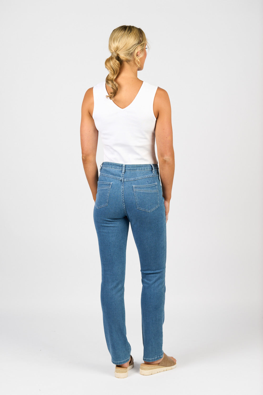 Vassalli Slim Leg Full Length Jean