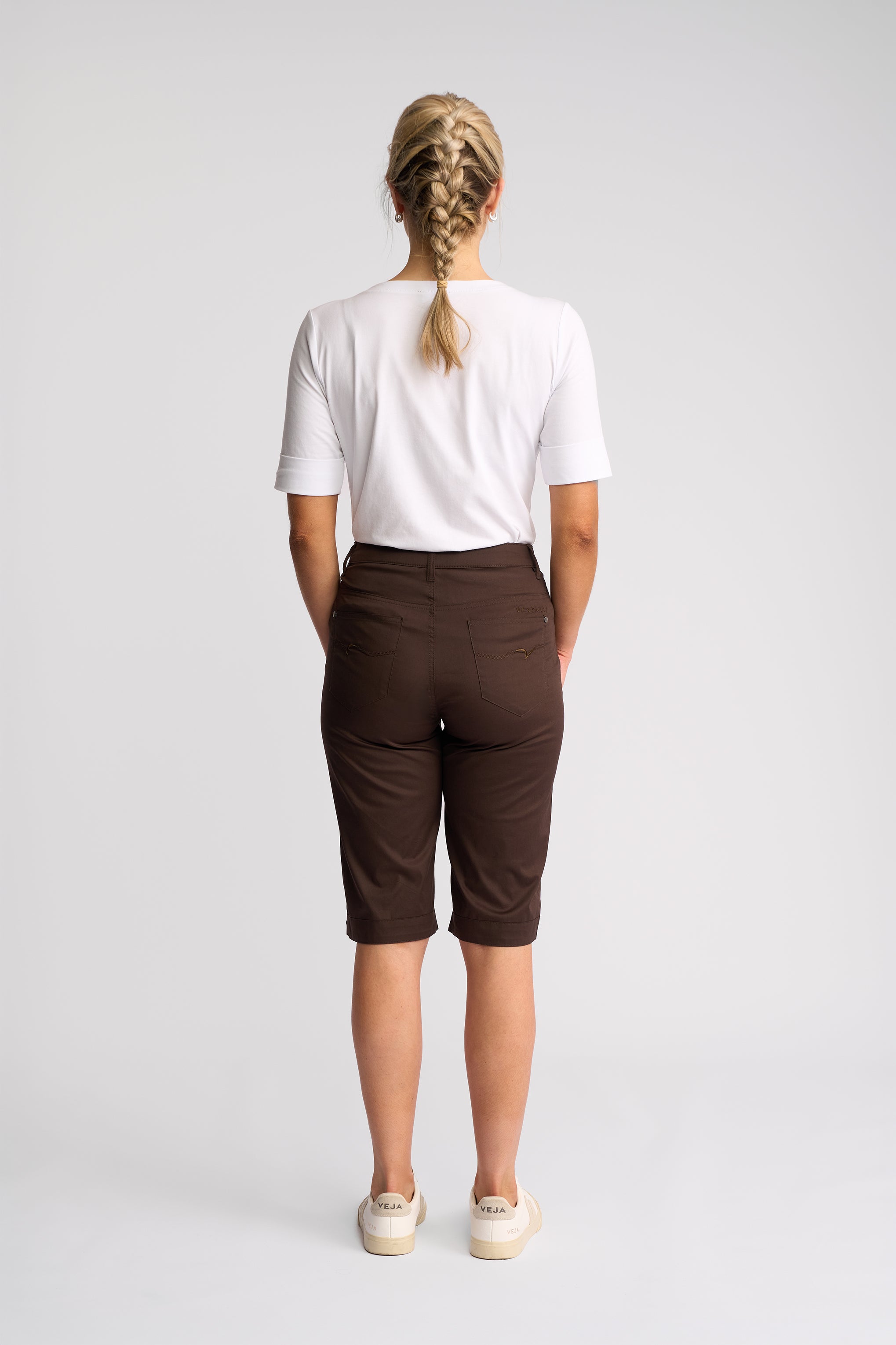 Vassalli Poplin Straight Leg Short